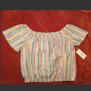 Trendy JS Off The Shoulder Top